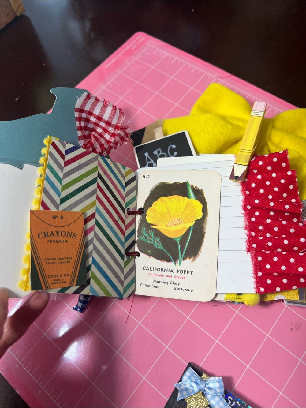 Mini School Days Journal with mini Composition notebook set - Picture 4 of 9